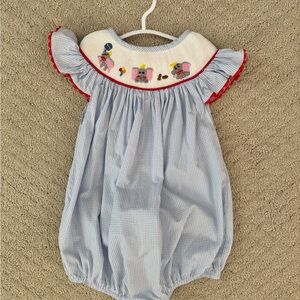 Blue Gingham Dumbo Bubble